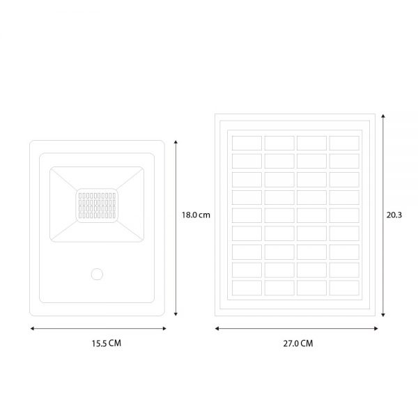 REFLECTOR SOLAR DE LED CON PANEL 20W 51439 - Imagen 5