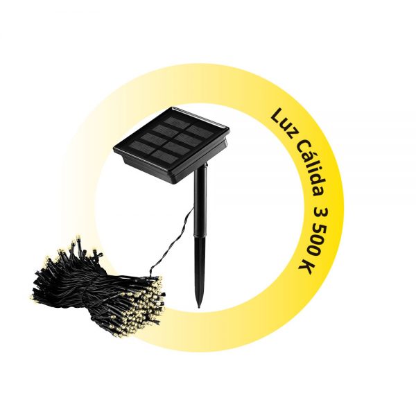 SERIE DE LED SOLAR PARA JARDÍN 1W 51933 - Imagen 2
