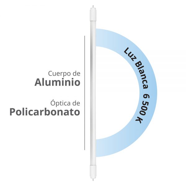 TUBO DE LED T5 18W 100-265V G5 51746 - Imagen 3