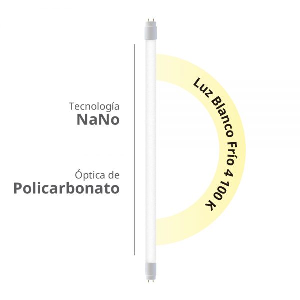 TUBO DE LED LINAL T8 18W 51516 - Imagen 3