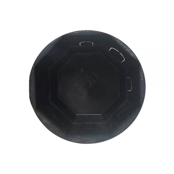 BOTE INTEGRAL OXAGONAL NEGRO 16CM 48373 - Imagen 3