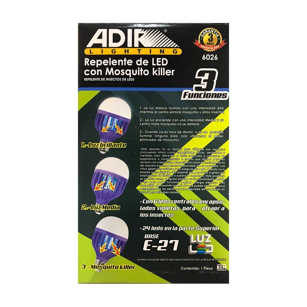 MOSQUITO KILLER LED 12W C/LAMP 6026 - Imagen 3