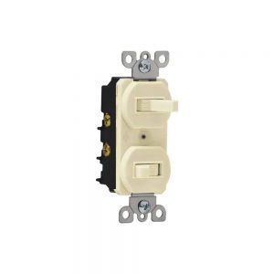 APAGADOR DOBLE MARFIL 8840050