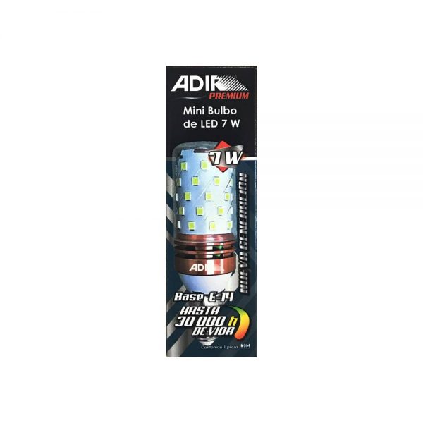 MINI BULBO LED BASE E14 7W BLANCO 9620 - Imagen 2
