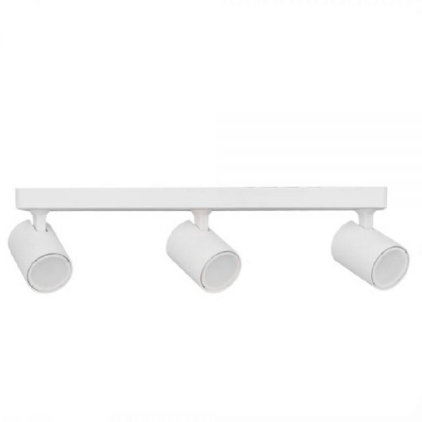 LUMINARIO P/TECHO SPOT 3XGU10 BLANCO HS-5015-3/BL