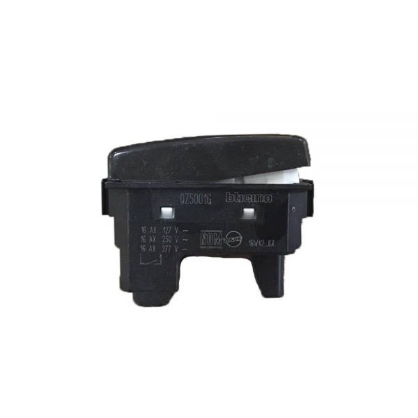 INTERRUPTOR SENCILLO NEGRO 16AX 127-227V QZ5001G - Imagen 2