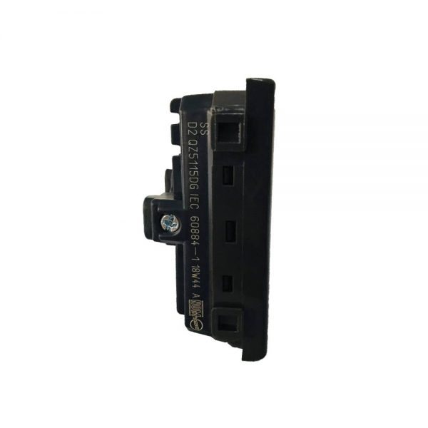 TOMACORRIENTE DUPLEX 2P+T GRIS 15A 127 QZ5115DG - Imagen 2