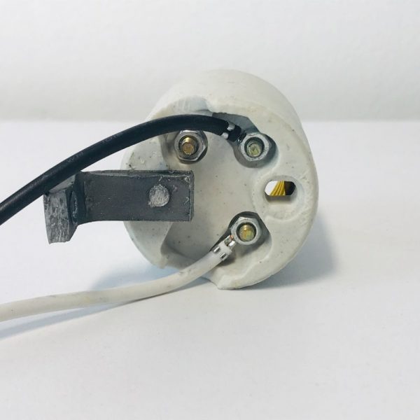 SOCKET ESCUADRA C/CABLES PORCELANA SO64E - Imagen 3