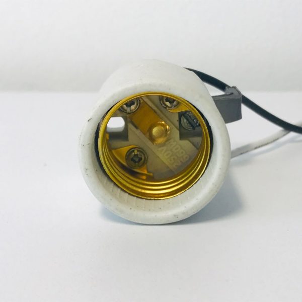 SOCKET ESCUADRA C/CABLES PORCELANA SO64E - Imagen 2