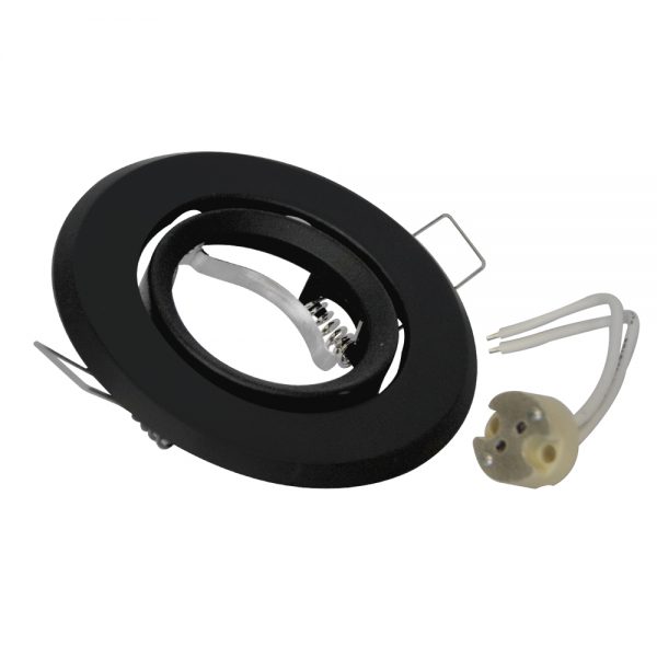SPOT DOWNLIGHT EMPOTRADO DIRIGIBLE NEGRO 51814 - Imagen 2
