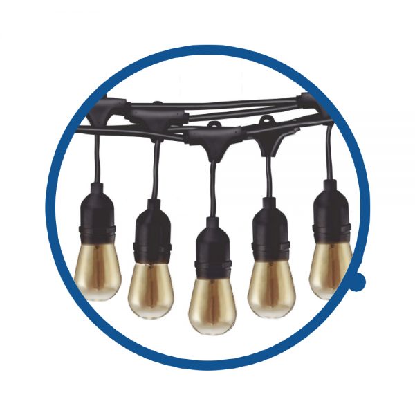 GUIRNALDA DE LED 15M E26 1.5W 57086