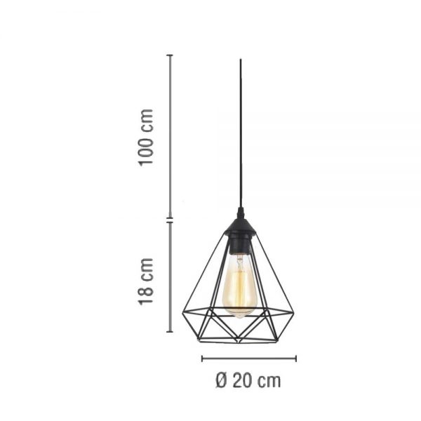 LAMPARA COLGANTE CALUX C079/NE - Imagen 2