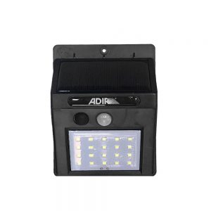 LAMPARA DE MURO SOLAR LED C/SENSOR DE MOVIMIENTO 10451