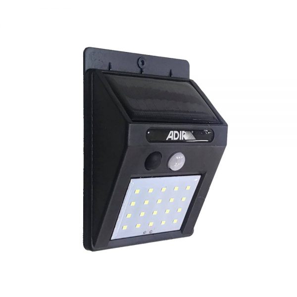 LAMPARA DE MURO SOLAR LED C/SENSOR DE MOVIMIENTO 10451 - Imagen 2