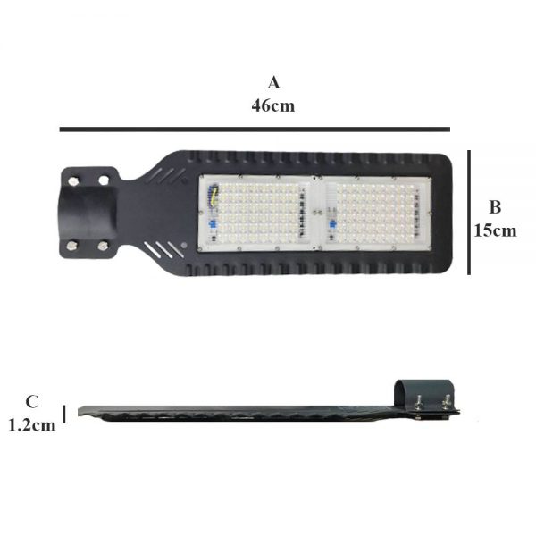 LAMPARA DE VIALIDAD LED ULTRA SLIM 100W 120-240V 8025 - Imagen 3