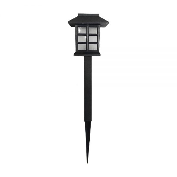 ESTACA LED 5W PANEL SOLAR LUZ CALIDA 8596