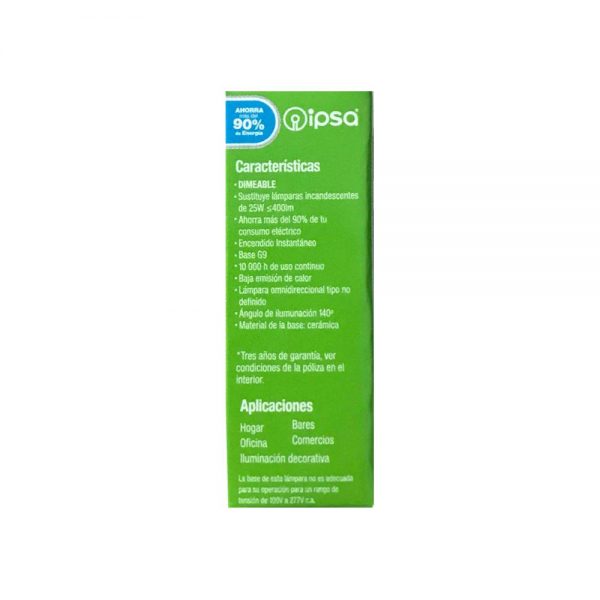 FOCO PIN LED G9 ATENUABLE LUZ BLANCA 110V/130V LED-G9/LD - Imagen 4