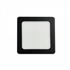 PANEL LED CUADRADO NEGRO SOBREPONER 6W 85V/265V ACRUX6W65KN