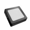 PANEL LED CUADRADO NEGRO SOBREPONER 6W 85V/265V ACRUX6W65KN - Imagen 2