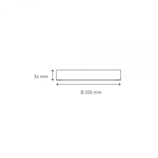 PANEL LED SOBREPONER 13W LUZ BLANCA ATENUABLE L6374-130 - Imagen 2