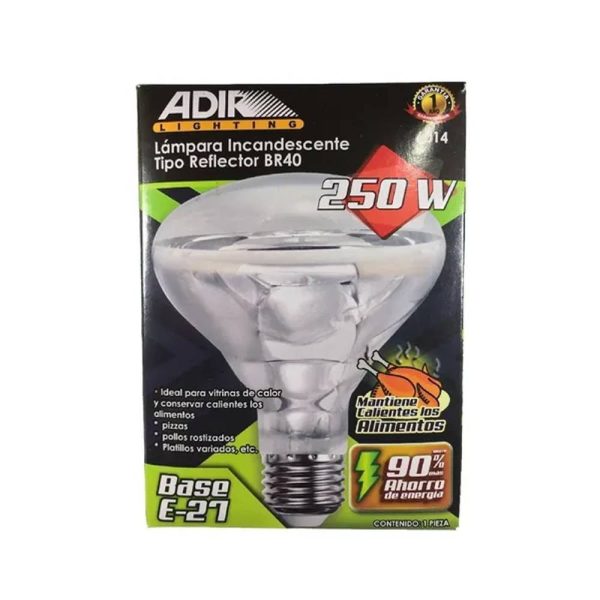 LAMPARA INCANDESCENTE BR40 250W 6014 - Imagen 2