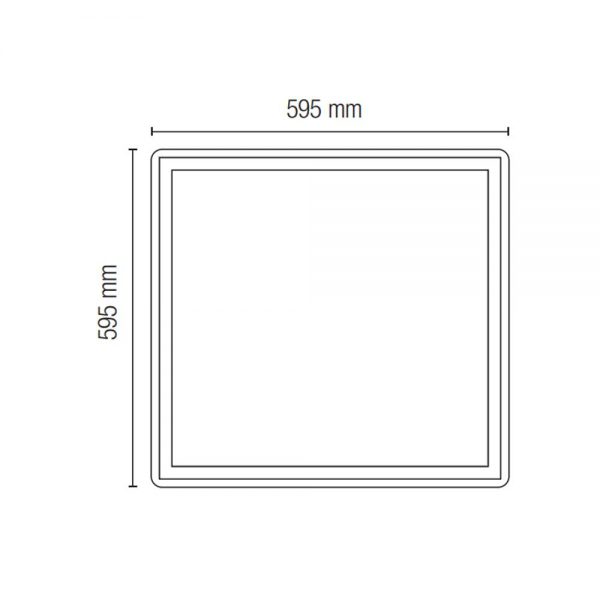 PANEL DE LED 45W 60X60CM 100-277V OFILED-C-45W/65 - Imagen 2