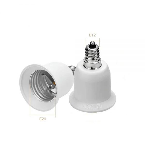 SOCKET ADAPTADOR BASE E12 A E26/27 E12SOCKET - Imagen 2