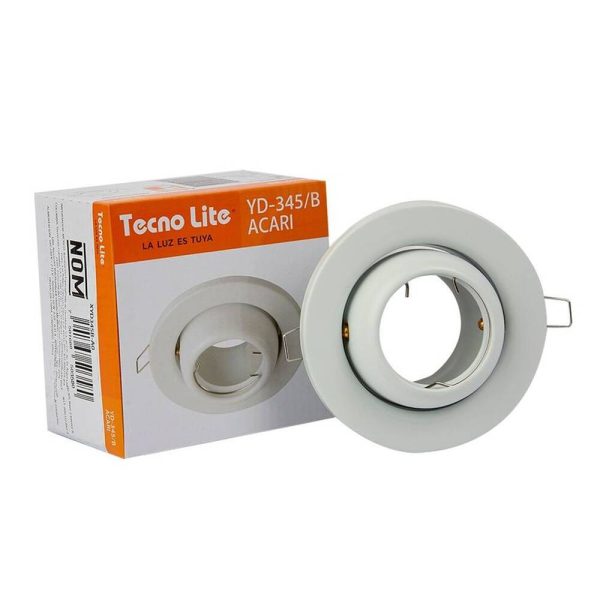 SPOT EMPOTRADO DIRIGIBLE BLANCO PARA MR16 YD-345/B - Imagen 3