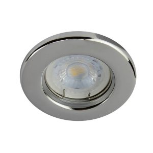 SPOT EMPOTRADO FIJO COLOR CROMADO YD-220/CR