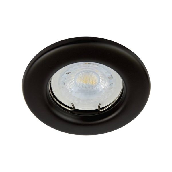 SPOT EMPOTRADO FIJO COLOR NEGRO YD-220/N