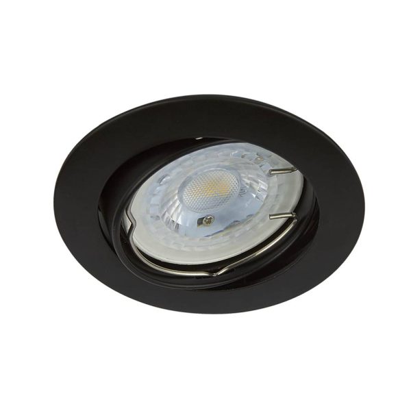 SPOT EMPOTRADO DIRIGIBLE NEGRO YD-330/N - Imagen 2