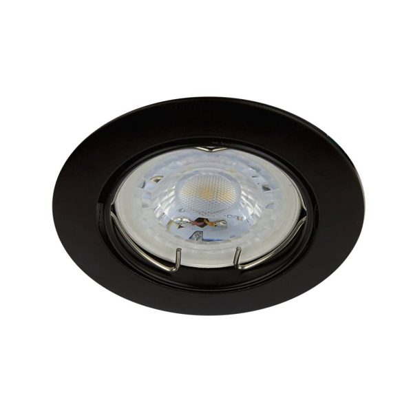 SPOT EMPOTRADO DIRIGIBLE NEGRO YD-330/N