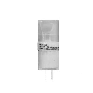 FOCO PIN LED G4 ATENUABLE LUZ CALIDA 110V/130V LED-G4/BC