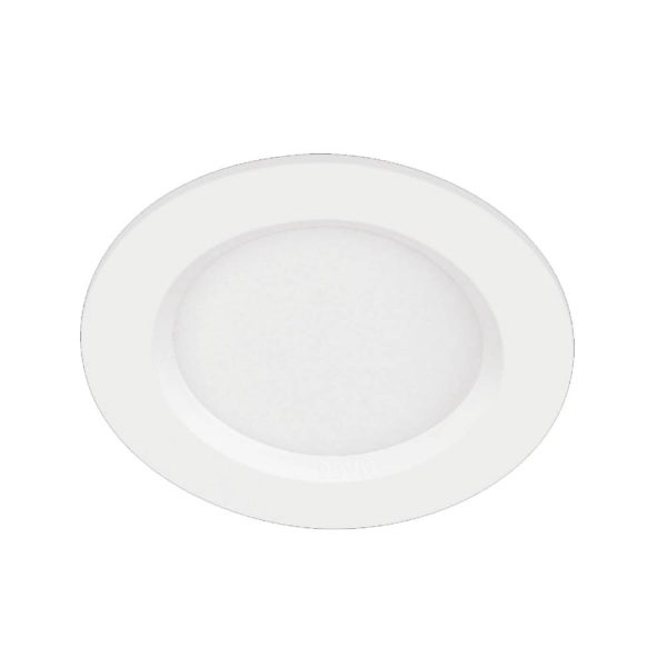 PANEL LED EMPOTRADO 6W LUZ BLANCA LUNA 6 FLAT BASICO L6602-130