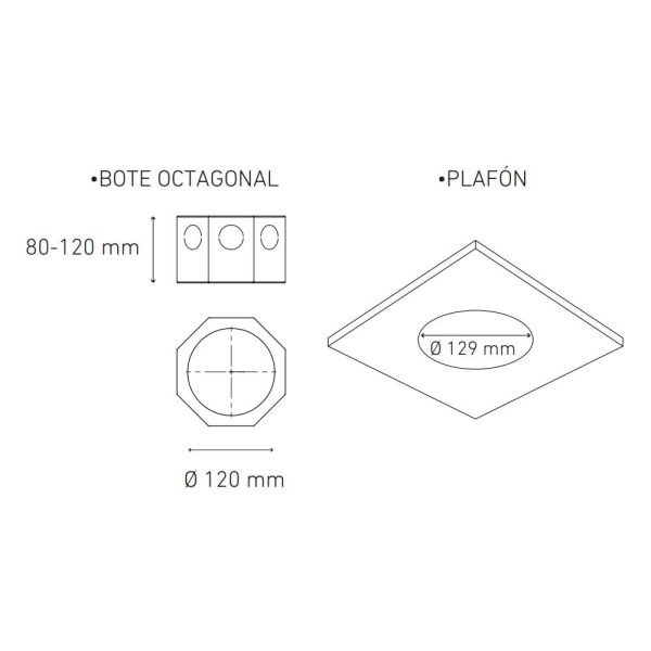 PANEL LED EMPOTRADO 9W LUZ BLANCA LUNA 9 SSD MAGG L5071-130 - Imagen 3