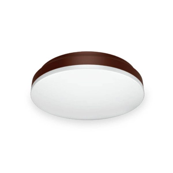LAMPARA SOBREPONER REDONDA CAFE LUZ BLANCA 14W CL 200 L5213-830