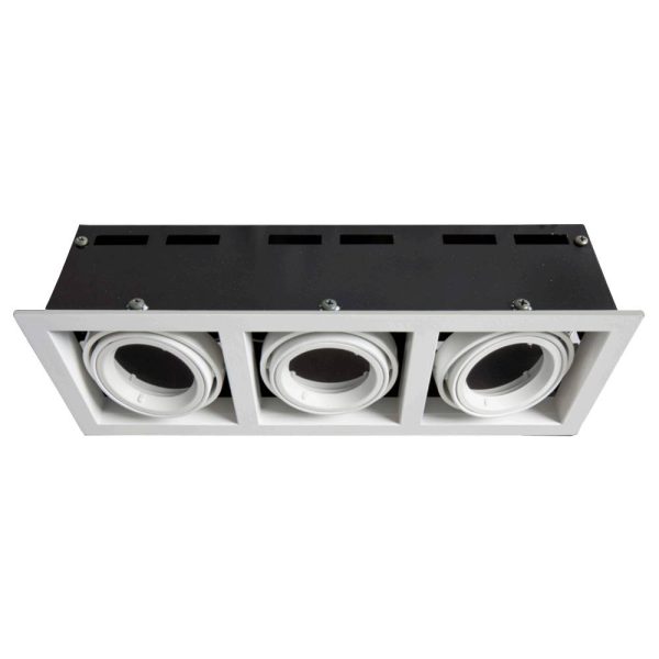 SPOT LED EMPOTRADO TRIPLE ISIS III BLANCO L5962-100