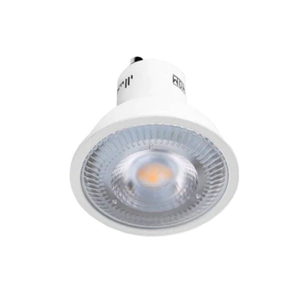 FOCO GU10 LUZ AMARILLA 6W 120V ATENUABLE FL-10GU10.527
