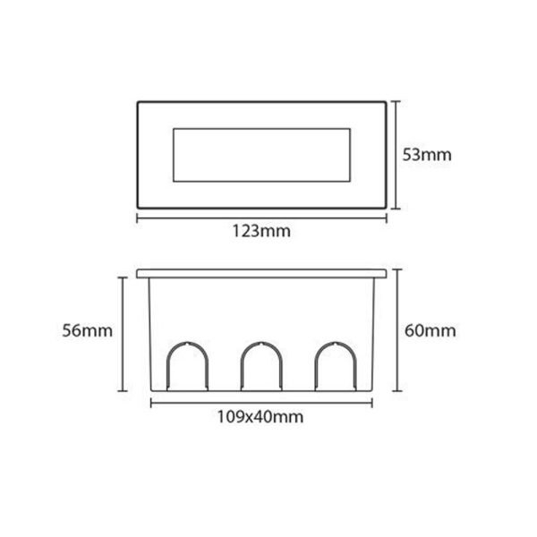 LAMPARA LED CORTESIA IP65 ALUMINIO LUZ CALIDA 1W ML-3701.A - Imagen 2
