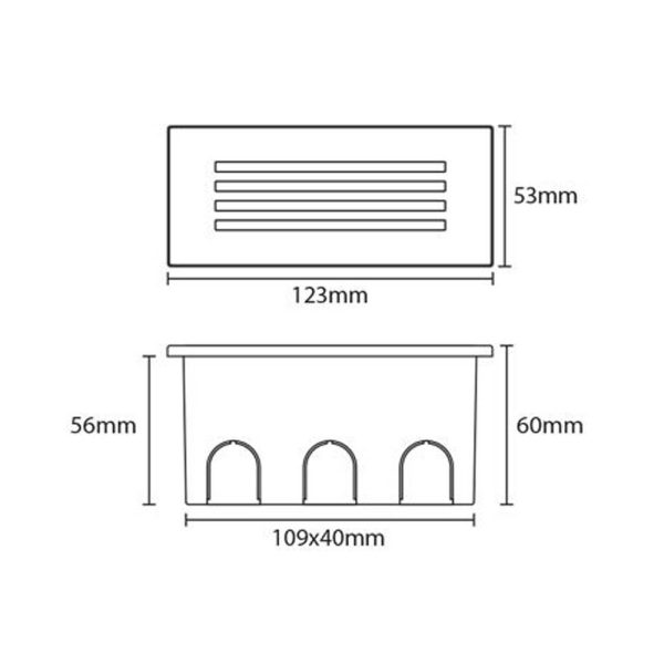 LAMPARA LED CORTESIA IP65 ALUMINIO LUZ CALIDA 1W ML-3702.A - Imagen 2