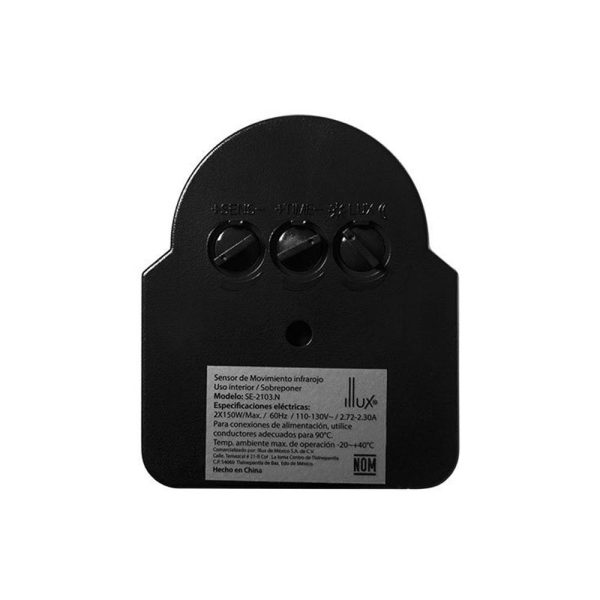 SENSOR DE MOVIMIENTO PARA PARED BASE E26 SE-2103.N - Imagen 3