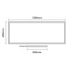 PANEL DE LED LUZ BLANCA 64W 60X120CM 100-277V TL-1064.B65 - Imagen 2