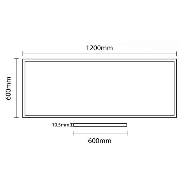 PANEL DE LED LUZ NEUTRA 64W 60X120CM 100-277V TL-1064.B40 - Imagen 2