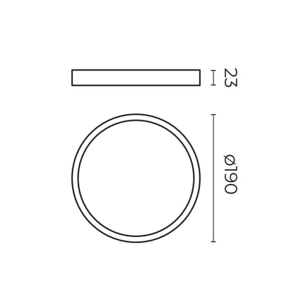 PANEL DE SOBREPONER CIRCULAR LUZ NEUTRA 18W 100-277V TL-2815.B40 - Imagen 2