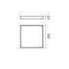PANEL DE SOBREPONER CUADRADO LUZ AMARILLA 18W 100-277V TL-2816.N30 - Imagen 2