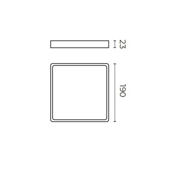 PANEL DE SOBREPONER CUADRADO LUZ NEUTRA 18W 100-277V TL-2816.N40 - Imagen 2