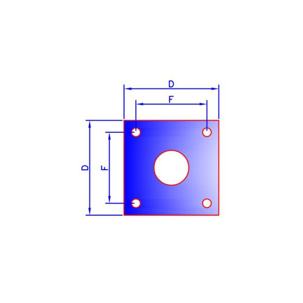 BASE PEDESTAL PARA POSTE METALICO - Imagen 3
