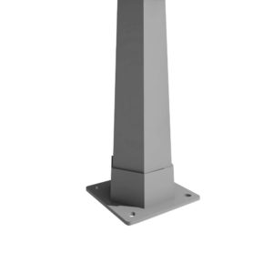 POSTE DE ACERO CONICO HEXAGONAL