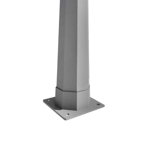 POSTE DE ACERO CONICO OCTAGONAL