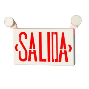 LUMINARIA INTERIOR DE USO COMERCIAL CC-SE-860L ¨SALIDA¨ 120V – 277V BATERIA Ni-Cd 3W